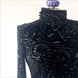 Backless Velvet Calvin Klein Evening Gown